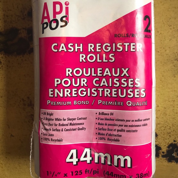 10 Rolls of 45mm Cash Register Tape - Picture 1 of 2